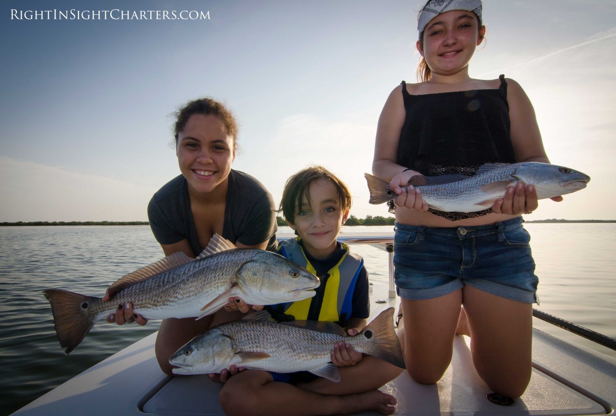 mosquito lagoon, kids fishing, florida fishing report, sight fishing, redfish, trout, canaveral national seashore, east cape skiffs, new smyrna outfitters, orlando fishing trips,